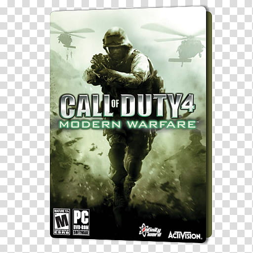 PC Games Dock Icons , Call Of Duty  Modern Warfare , Call of Duty  Modern Warfare case transparent background PNG clipart