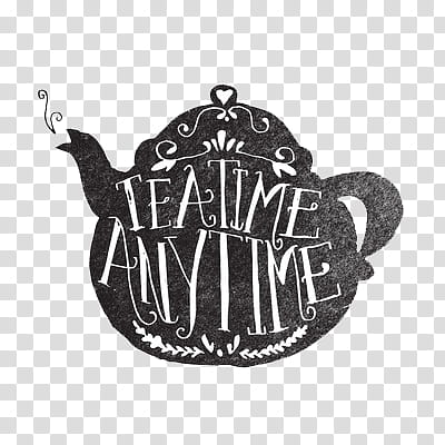 s, tea time anytime text transparent background PNG clipart