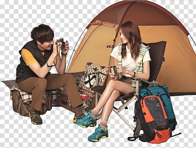 Yoona and Lee MinHo transparent background PNG clipart