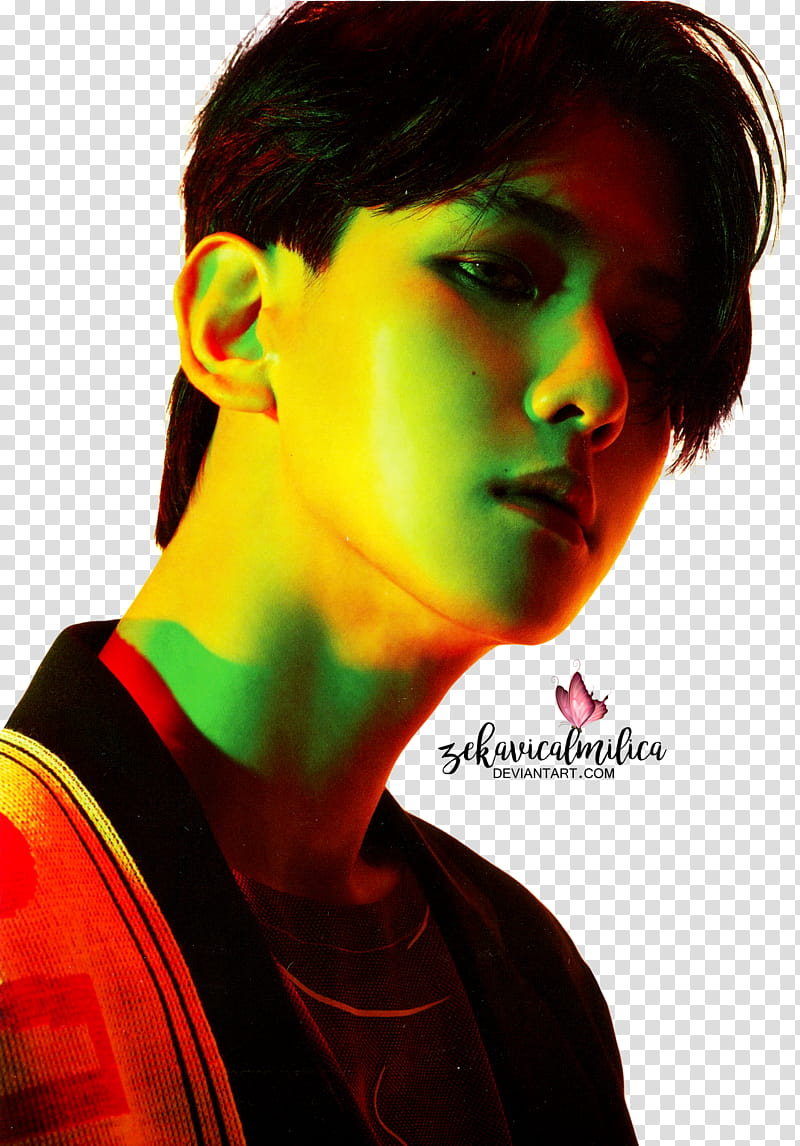 EXO Baekhyun The Power Of Music, man in white top transparent background PNG clipart