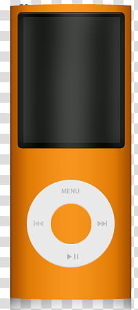 Apple iPod Nano th Gen, iPod Nano G orange icon transparent background PNG clipart
