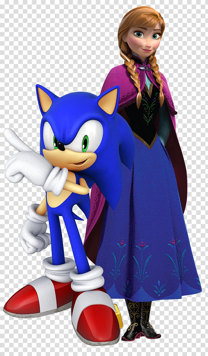 Sonic and Anna in CZE X FCE Adventures Render transparent background PNG clipart