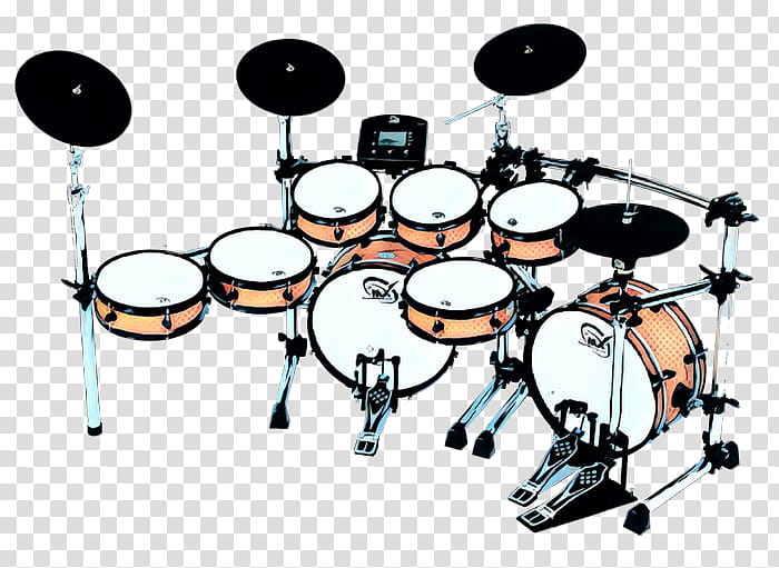 Retro, Pop Art, Vintage, Bass Drums, Percussion, Timbales, Snare Drums, Electronic Drums transparent background PNG clipart