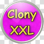 Clony XXL New, Clony icon transparent background PNG clipart