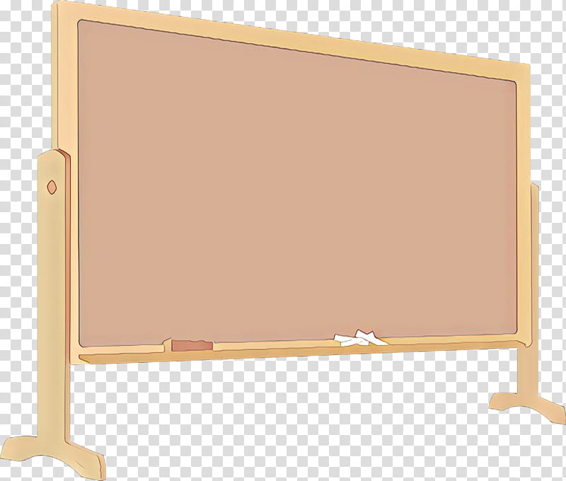 blackboard rectangle table furniture whiteboard, Cartoon, Beige, Office Supplies transparent background PNG clipart