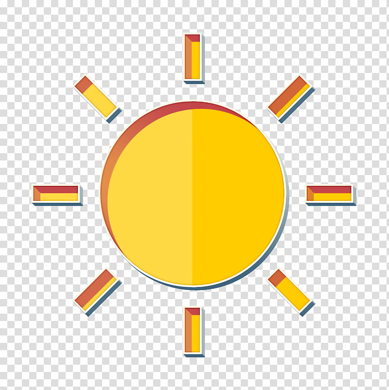 Summer icon Sun icon, Yellow, Orange, Circle, Diagram, Line, Logo transparent background PNG clipart