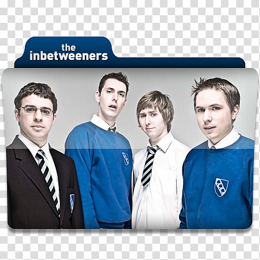 Mac TV Series Folders I J, The Inbetweeners file icon transparent background PNG clipart