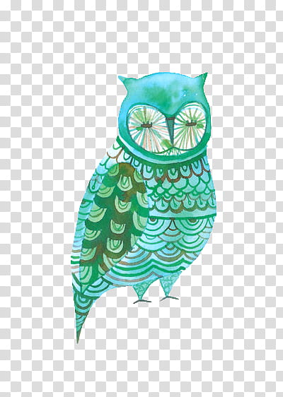 Resources, blue owl artwork transparent background PNG clipart