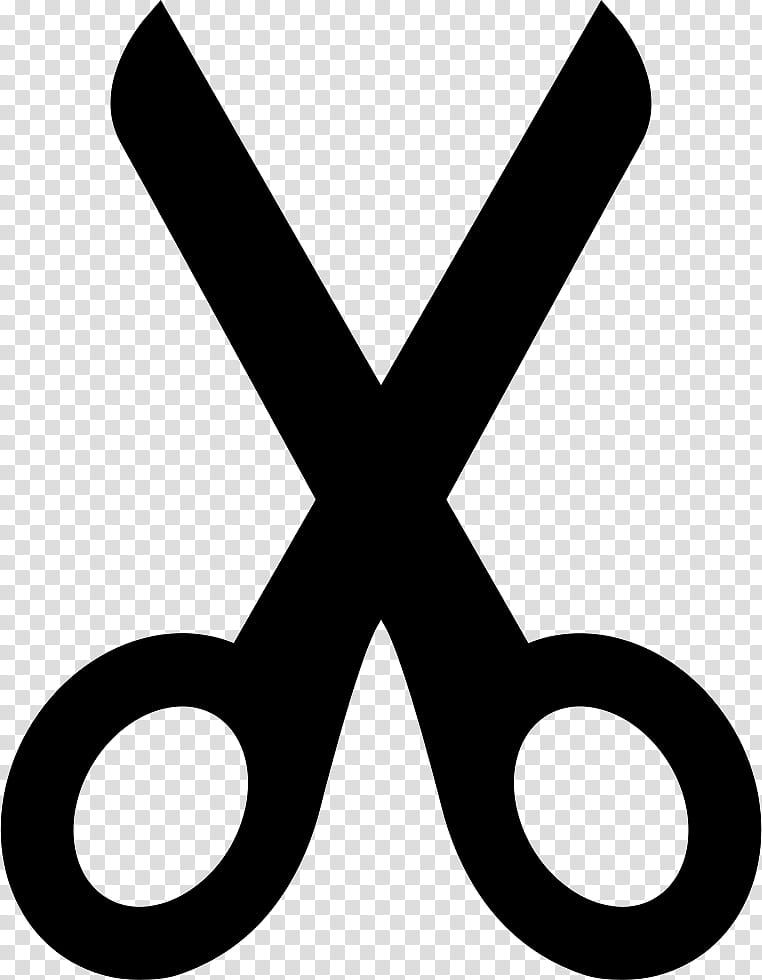 Scissors, Tool, Haircutting Shears, Black And White
, Line, Symbol, Angle, Wing transparent background PNG clipart
