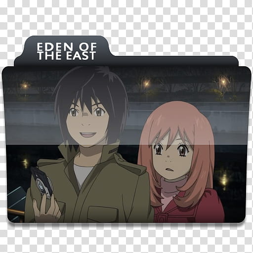 Windows TV Series Folders E F, Eden of the East anime transparent background PNG clipart