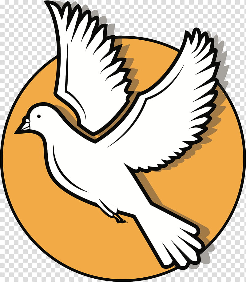 Cartoon Bird, Pigeons And Doves, Peace Symbols, Beak, Wing, Wildlife transparent background PNG clipart