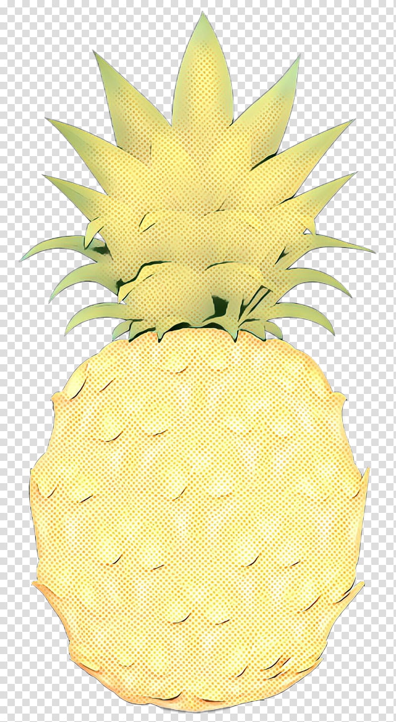 Yellow, Pineapple, Ananas, Fruit, Plant, Food, Poales transparent background PNG clipart