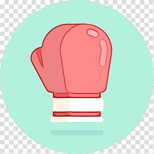 Boxing glove, Watercolor, Paint, Wet Ink, Pink, Cartoon, Light Bulb, Boxing Equipment transparent background PNG clipart