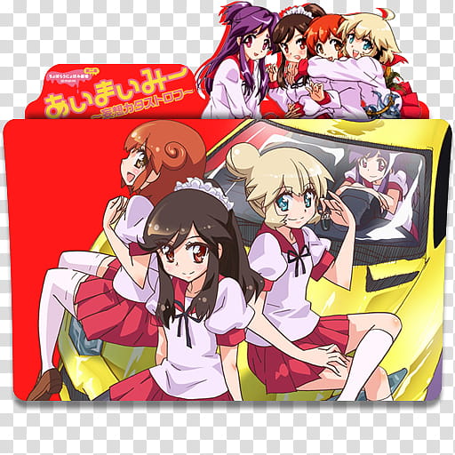 Anime Icon Pack , Ai Mai Mi ~Mousou Catastrophe~ transparent background PNG clipart