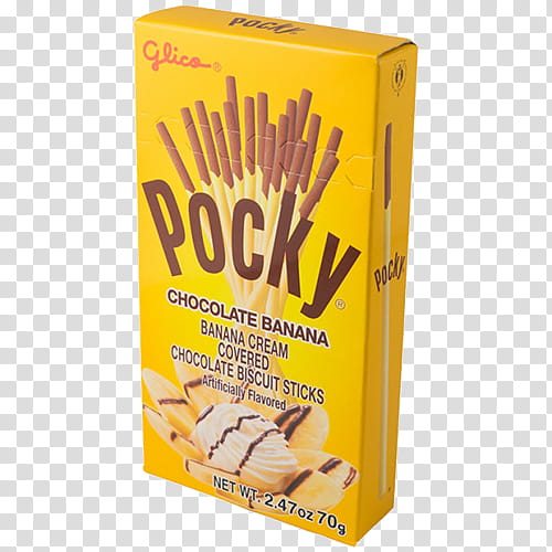 Pocky chocolate banana box transparent background PNG clipart