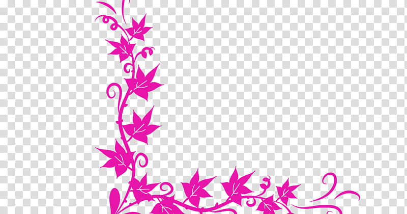 Pink Flower, Decorative Corners, Floral Design, Garden Design, Magenta, Pedicel, Plant transparent background PNG clipart
