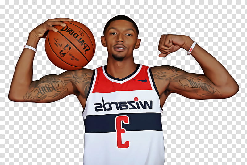 Basketball, Bradley Beal, Basketball Player, Nba Draft, Tshirt, Wrestling Singlets, Sleeveless Shirt, Outerwear transparent background PNG clipart