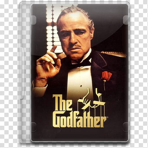 Movie Icon , The Godfather, The Godfather DVD cover transparent background PNG clipart