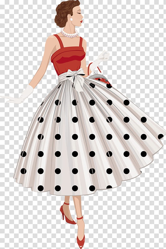 Women Day, Fashion, Vintage Clothing, Dress, Fashion History Throughout 1950s, Fashion Design, Cocktail Dress, Retro Style transparent background PNG clipart