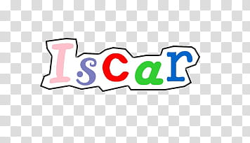 Texto ISCAR transparent background PNG clipart