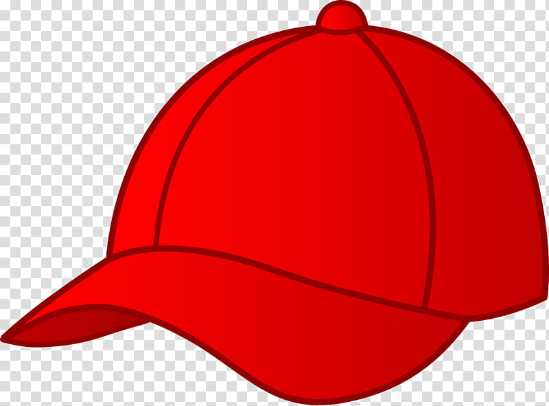 Hat, Baseball Cap, Line, Clothing, Red, Headgear, Cricket Cap, Costume Accessory transparent background PNG clipart