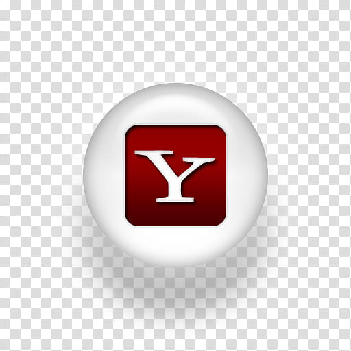  Red Pearl Soc Media Icons, yahoo logo square webtreatsetc transparent background PNG clipart