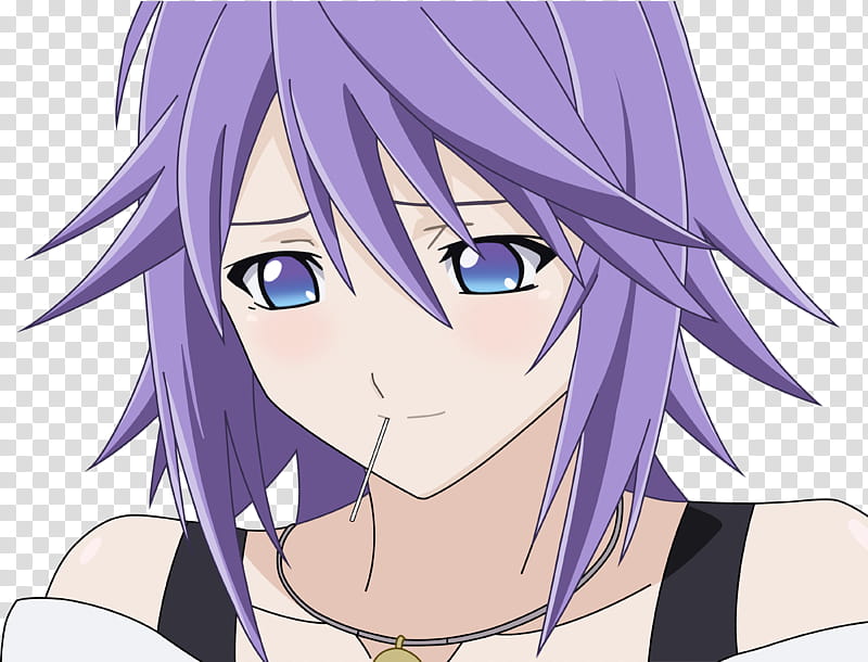 Shirayuki Mizore , purple haired anime transparent background PNG clipart