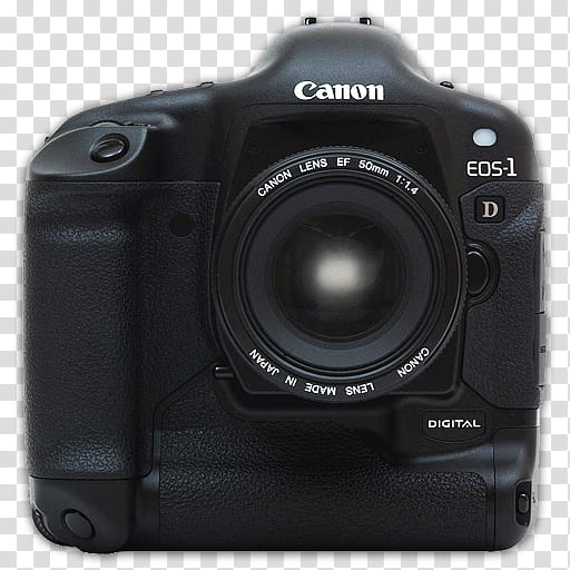 Modern DSLR Icon Collection, Canon_EOSD, black Canon EOS- camera transparent background PNG clipart