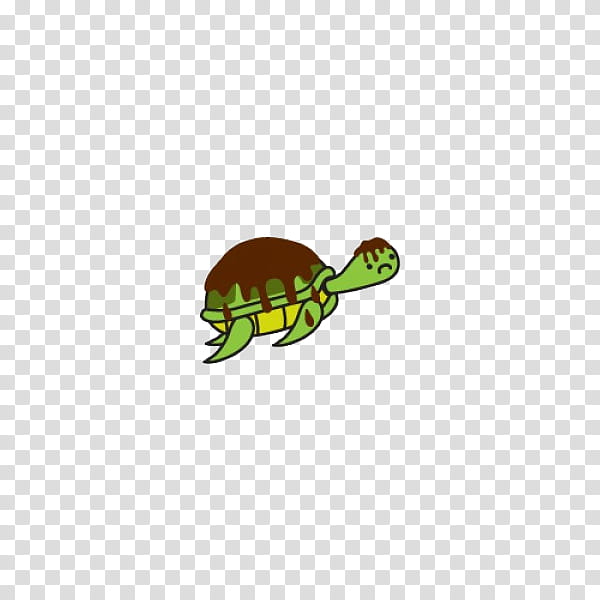 lovely S part, green and brown turtle transparent background PNG clipart
