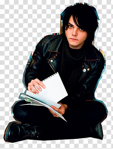 Gerard Way transparent background PNG clipart