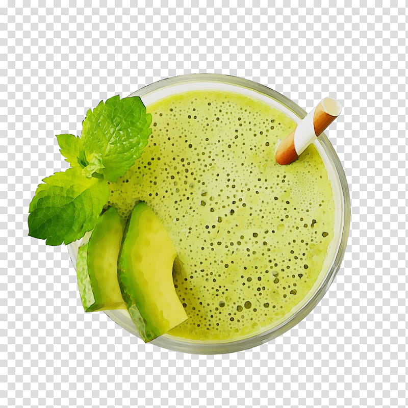 kiwifruit smoothie food aojiru vegetable juice, Watercolor, Paint, Wet Ink, Health Shake, Drink, Ingredient, Superfood, Plant transparent background PNG clipart