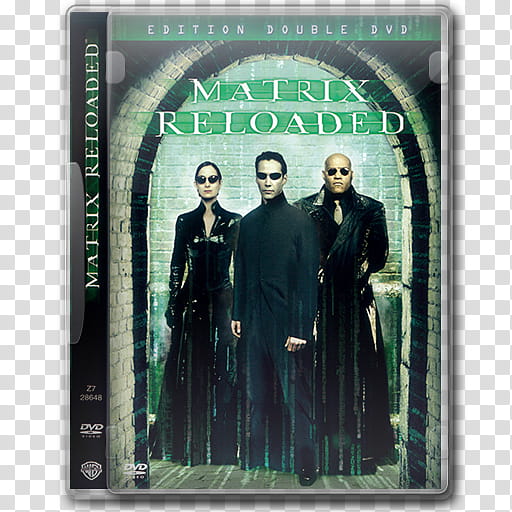 DvD Case Icon Special , The Matrix Reloaded DvD Case transparent background PNG clipart