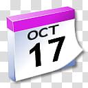 WinXP ICal, October  calendar art transparent background PNG clipart