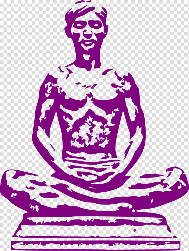 Yoga, Meditation, Zazen, Buddhism, Sitting, Zen Yoga, Japamala, Magenta transparent background PNG clipart