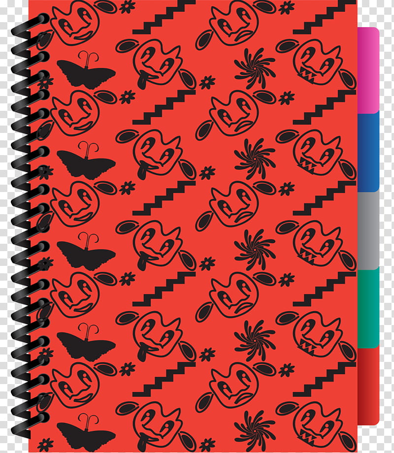 Notebook, Visual Arts, Red, Orange transparent background PNG clipart