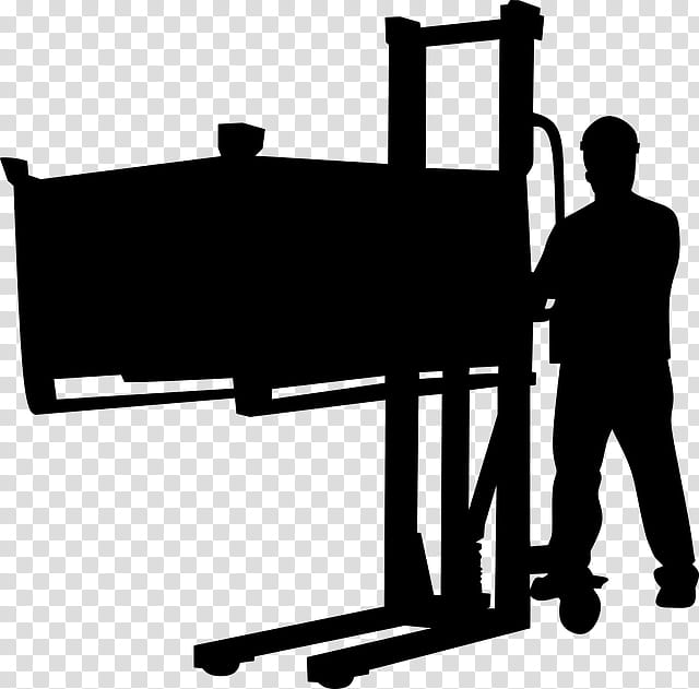 Factory, Construction Worker, Silhouette, Forklift, Industry transparent background PNG clipart