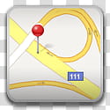 Vizual, yellow and gray Google Map pin icon transparent background PNG clipart