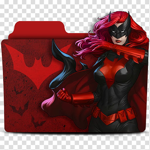 Batwoman Folder  transparent background PNG clipart