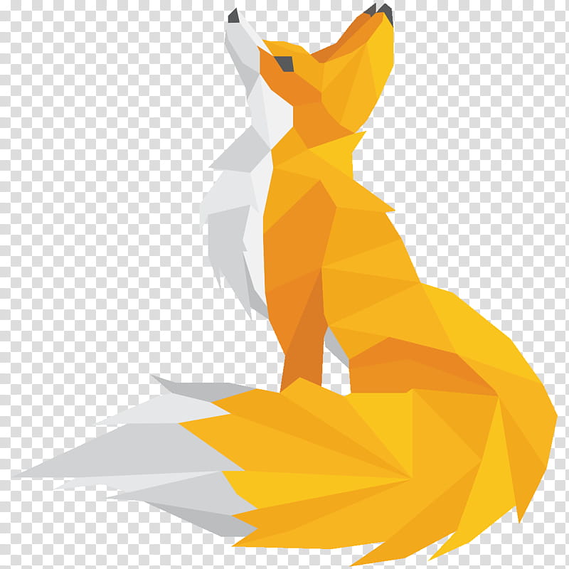 Fox Drawing, Origami, Wall Decal, Sticker, Gommette, Bird, Yellow, Beak transparent background PNG clipart