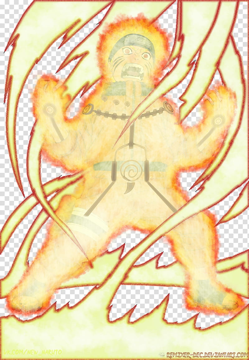 Naruto Kyuubi Control Mode transparent background PNG clipart