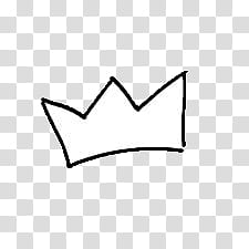 ES , white and black crown transparent background PNG clipart