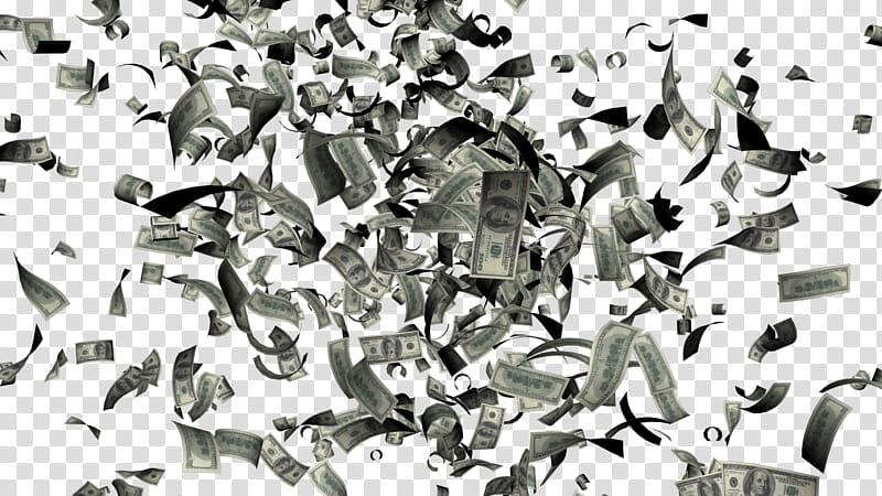 MONEY , US dollar banknotes transparent background PNG clipart