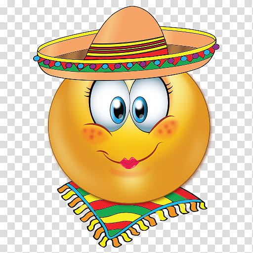 Smile Emoji, Smiley, Emoticon, Sticker, FLAG OF MEXICO, Sombrero, Mexicans, Text Messaging transparent background PNG clipart