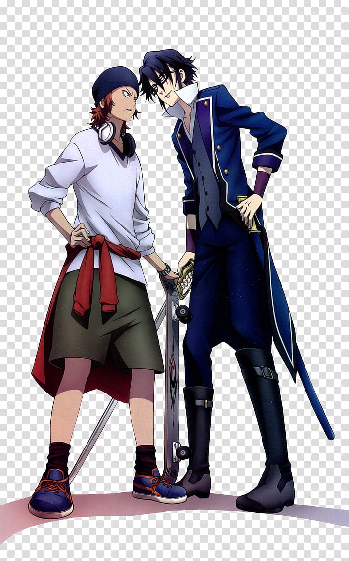 K Project: Yata and Fushimi Render transparent background PNG clipart