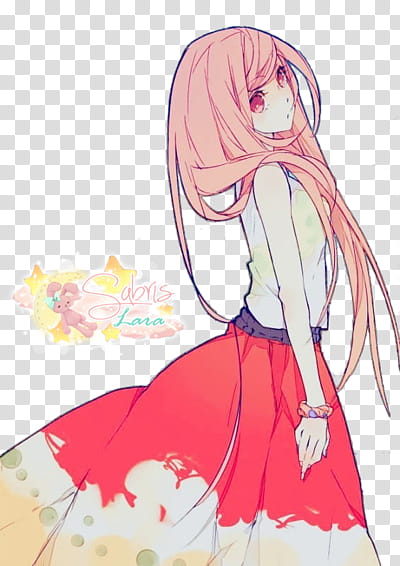 Render Girl in Pink transparent background PNG clipart