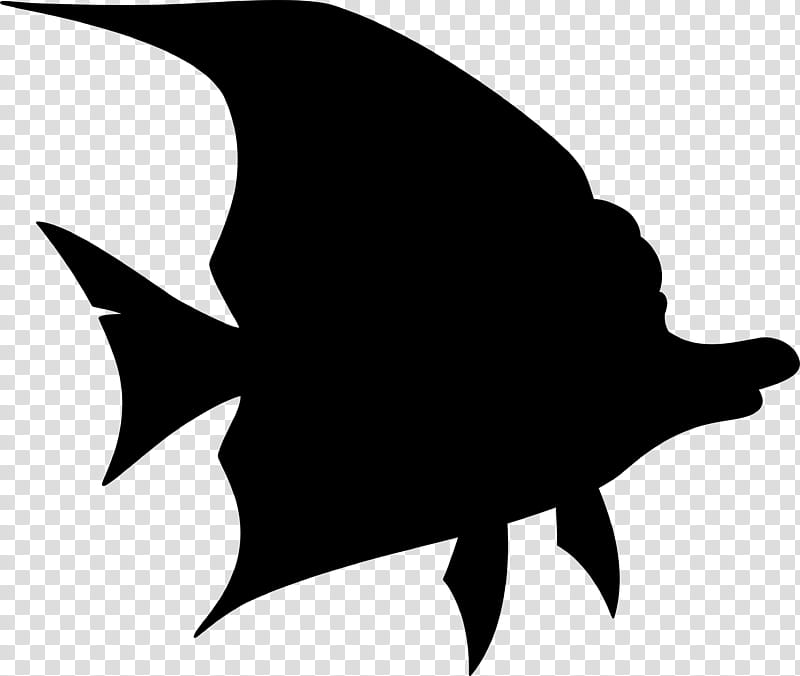 Fish, Silhouette, Black M, Blackandwhite, Fin transparent background PNG clipart