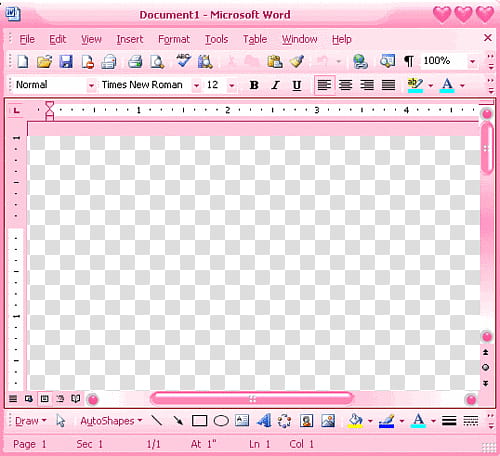 Aesthetic Pink Mega Microsoft Word Screengrab Transparent Background Png Clipart Hiclipart