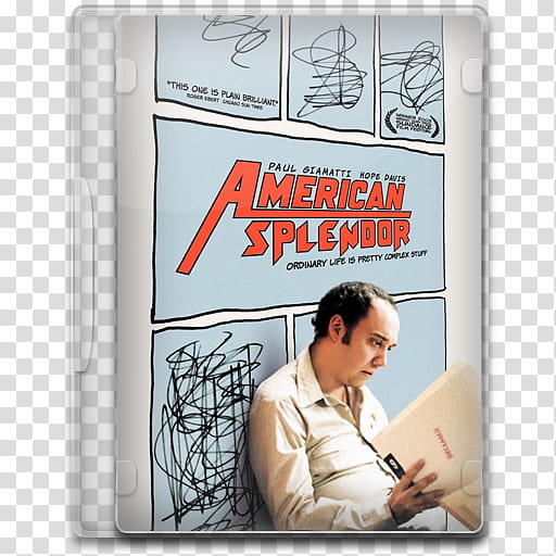 Movie Icon Mega , American Splendor, American Splendor movie case transparent background PNG clipart