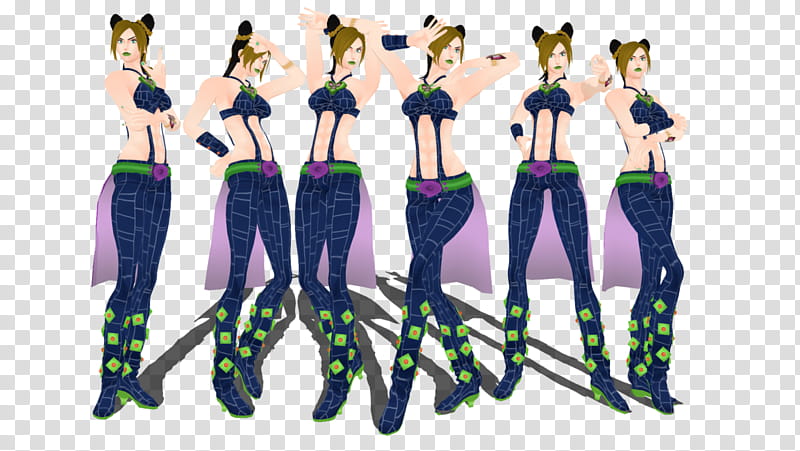 Mmd Jojo Pose Transparent Background Png Clipart Hiclipart