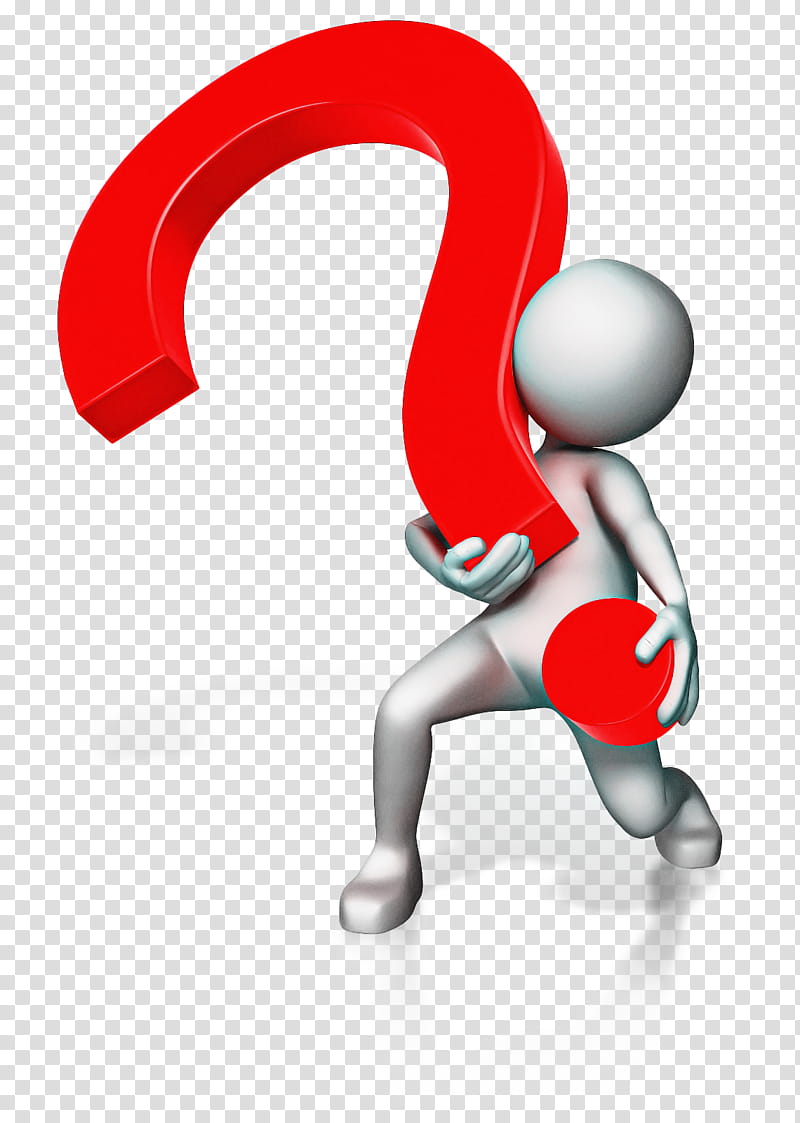 Stick Figure Sitting On Question Mark  Great PowerPoint ClipArt for  Presentations 